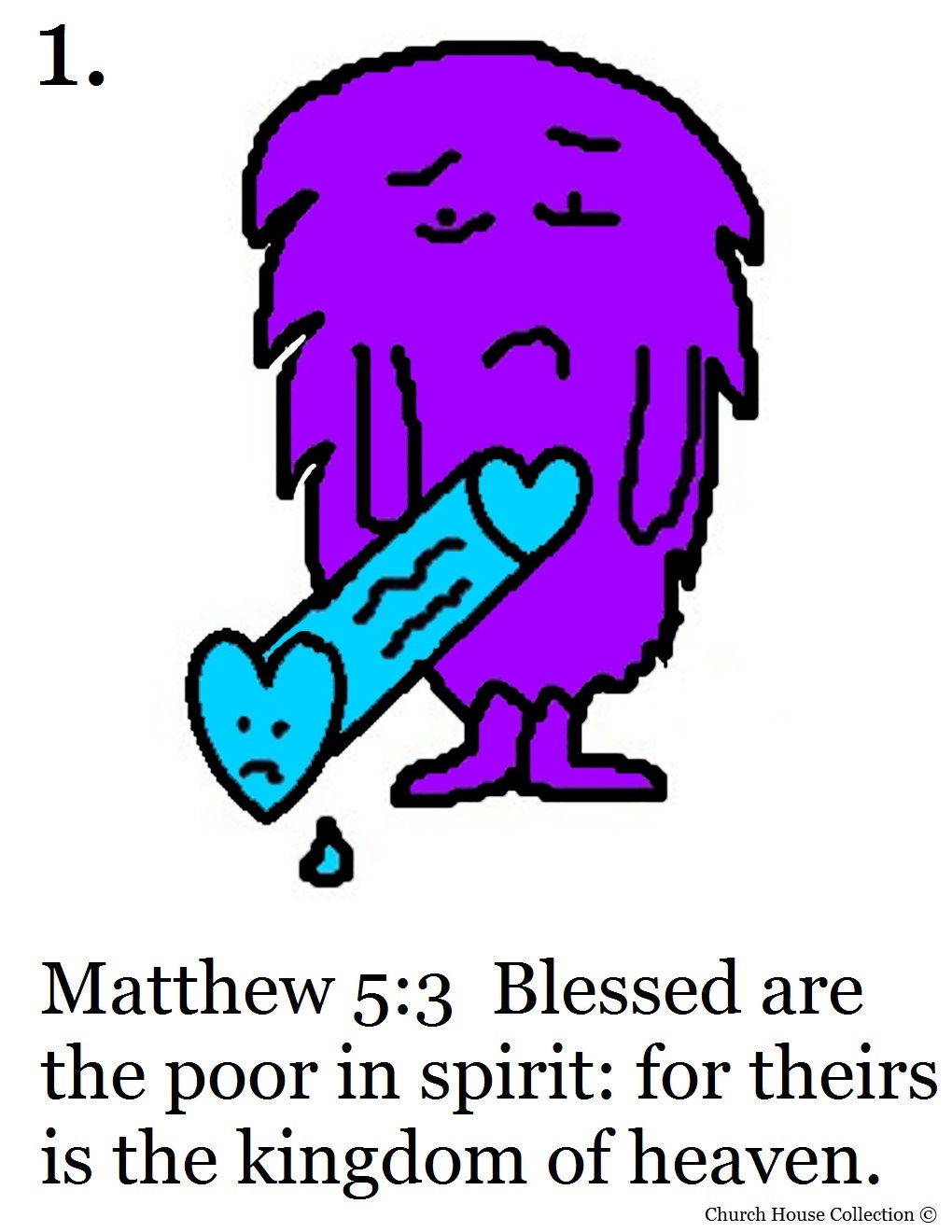 The Beatitudes Cards- Free Printable Template